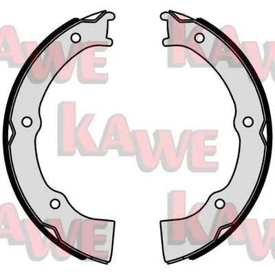 Brake Shoe Set, parking brake (01092)