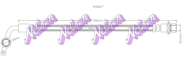 Brake Hose (H4867)