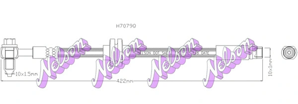 Brake Hose (H7079Q)