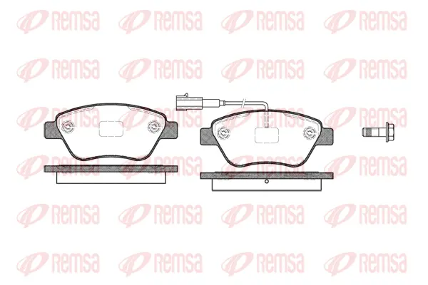 Brake Pad Set, disc brake (0858 11)