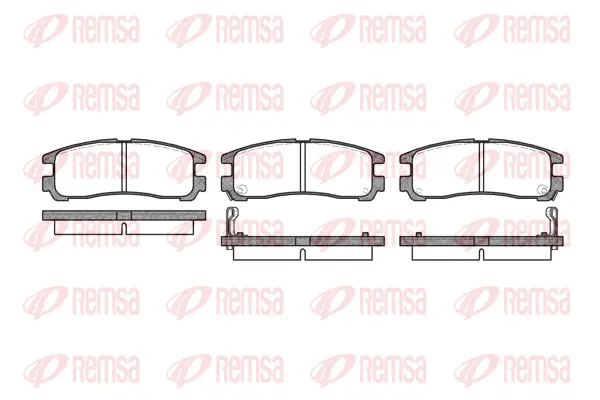 Brake Pad Set, disc brake (0291 02)