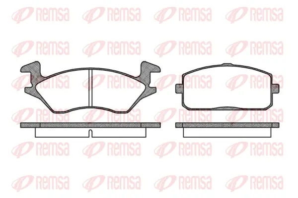 Brake Pad Set, disc brake (0105 10)
