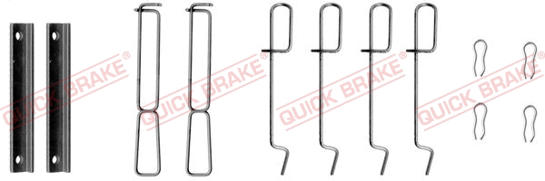 Accessory Kit, disc brake pad (109-1265)