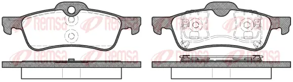 Brake Pad Set, disc brake (0862 00)