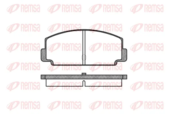 Brake Pad Set, disc brake (0075 60)