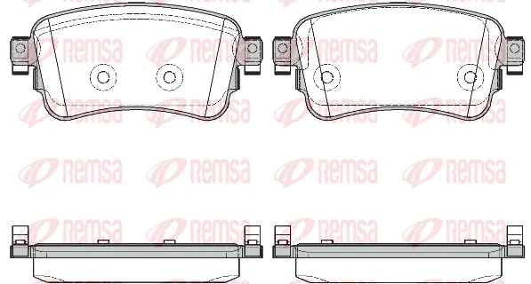 Brake Pad Set, disc brake (1720 00)