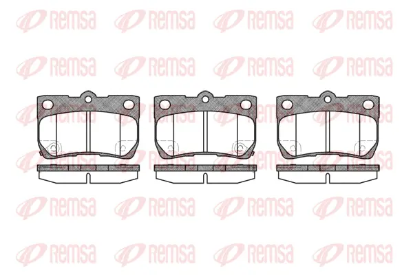 Brake Pad Set, disc brake (1181 02)