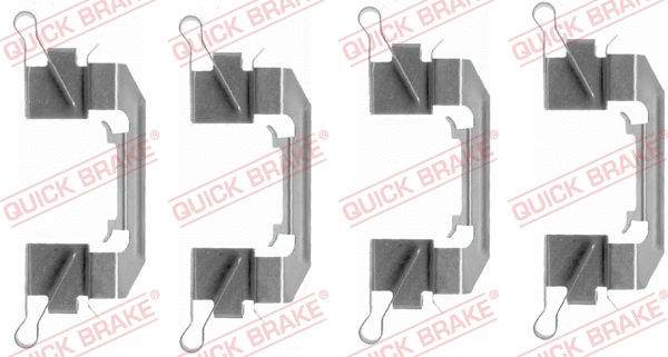 Accessory Kit, disc brake pad (109-1626)