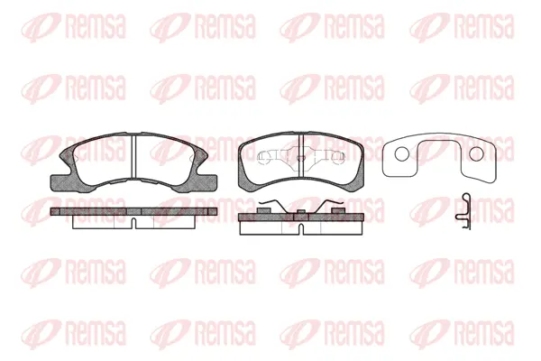 Brake Pad Set, disc brake (1111 02)