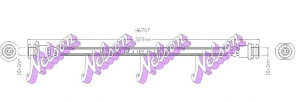 Brake Hose (H6707)