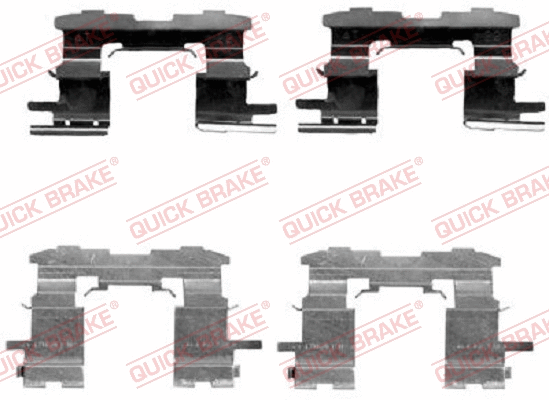 Accessory Kit, disc brake pad (109-1631)