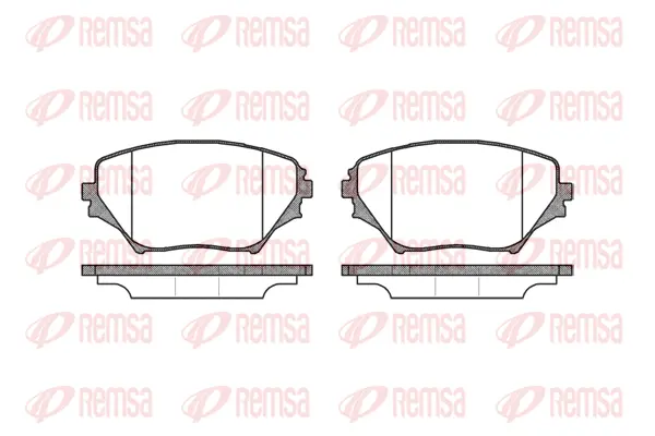 Brake Pad Set, disc brake (0813 00)