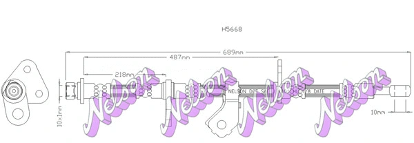 Brake Hose (H5668)