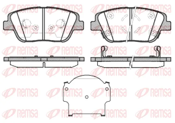 Brake Pad Set, disc brake (1423 02)