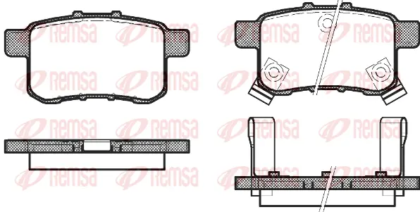 Brake Pad Set, disc brake (1332 02)