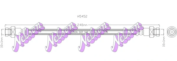 Brake Hose (H5452)