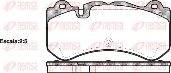Brake Pad Set, disc brake (1279 00)