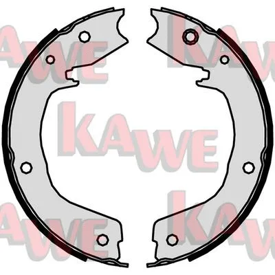 Brake Shoe Set, parking brake (09850)