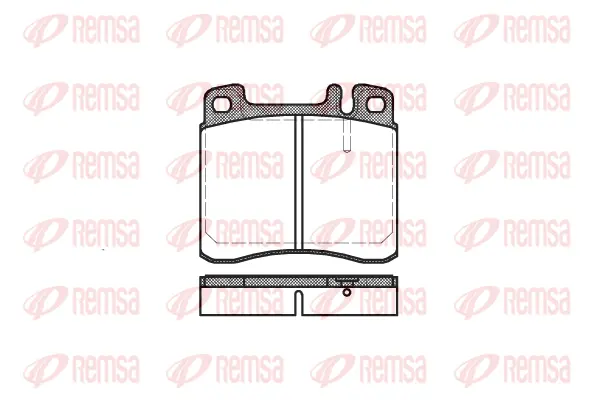 Brake Pad Set, disc brake (0408 00)