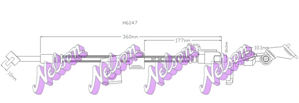 Brake Hose (H6147)