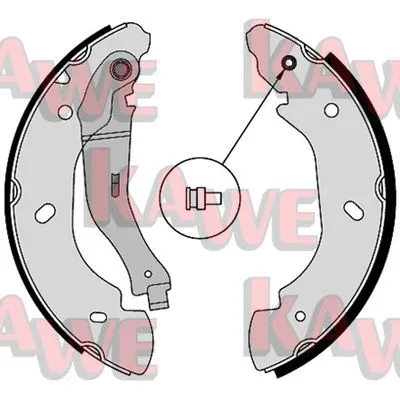 Brake Shoe Set (08580)
