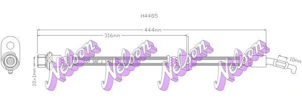 Brake Hose (H4485)