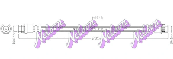Brake Hose (H6948)