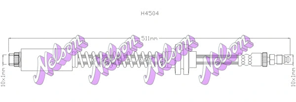 Brake Hose (H4504)