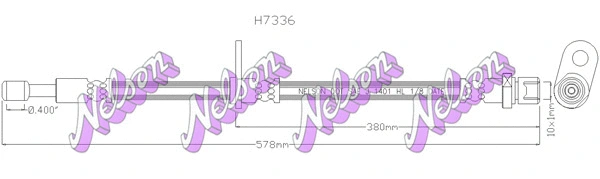 Brake Hose (H7336)