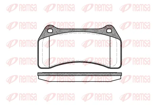 Brake Pad Set, disc brake (0895 00)