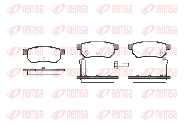 Brake Pad Set, disc brake (0233 12)