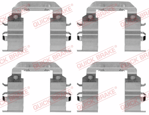 Accessory Kit, disc brake pad (109-1782)