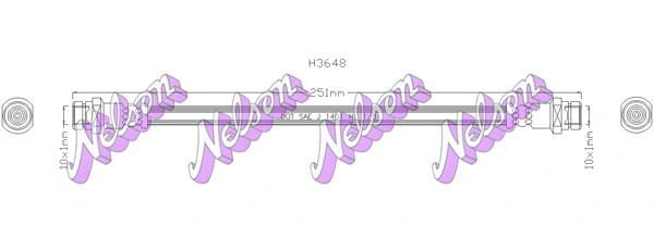 Brake Hose (H3648)