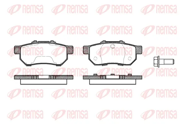 Brake Pad Set, disc brake (0233 20)