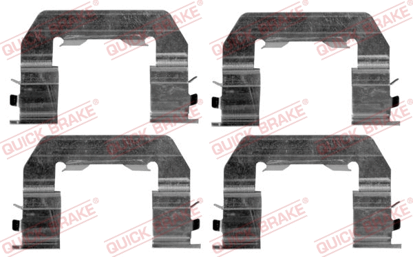 Accessory Kit, disc brake pad (109-1719)