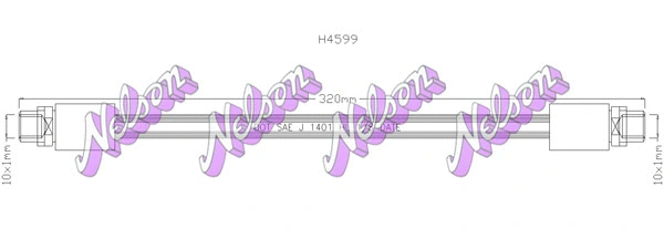 Brake Hose (H4599)
