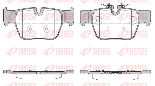 Brake Pad Set, disc brake (1868 00)