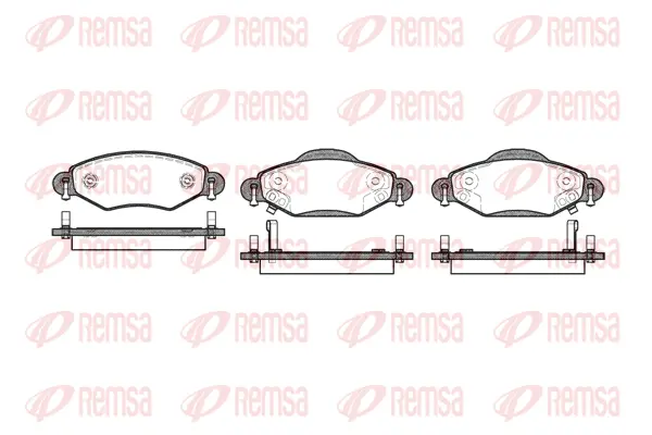 Brake Pad Set, disc brake (0978 02)