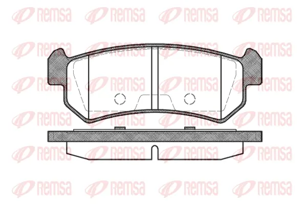 Brake Pad Set, disc brake (1048 00)