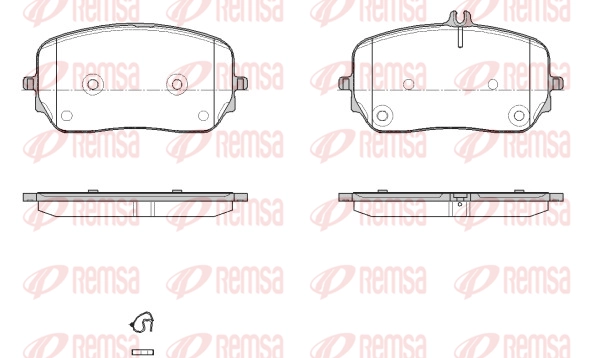 Brake Pad Set, disc brake (1879 00)