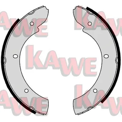 Brake Shoe Set, parking brake (08810)