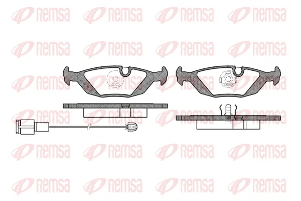 Brake Pad Set, disc brake (0155 02)