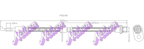 Brake Hose (H5648)
