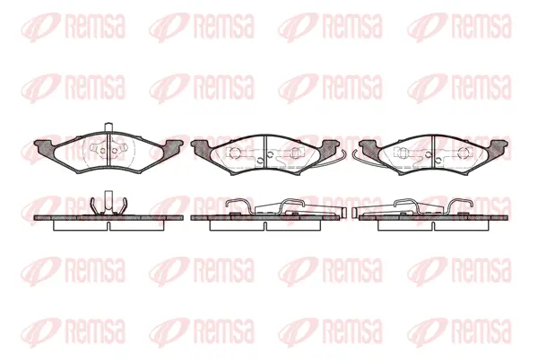 Brake Pad Set, disc brake (0299 10)