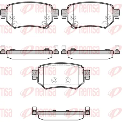 Brake Pad Set, disc brake (1682 02)