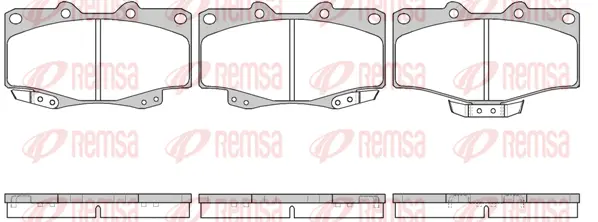 Brake Pad Set, disc brake (0315 04)