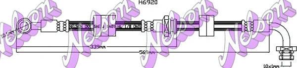 Brake Hose (H6920)