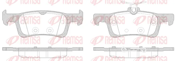 Brake Pad Set, disc brake (1563 00)