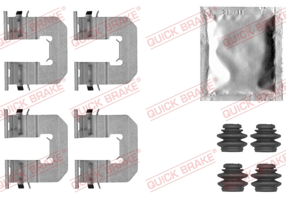 Accessory Kit, disc brake pad (109-1856)
