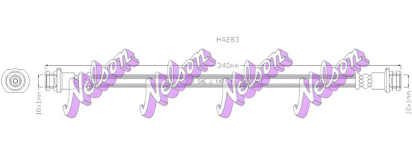 Brake Hose (H4283)